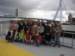 Skupinov foto tentokrt pi ekn na waterbus v Rotterdamu