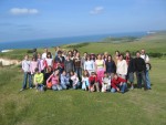 Spolen foto astnk zjezdu na Beachy Head ( to u samozejm nen Londn )