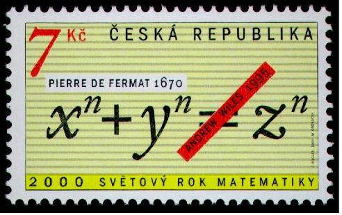 Dkaz Velk Fematovy vty v roce 1995 na znmkch
